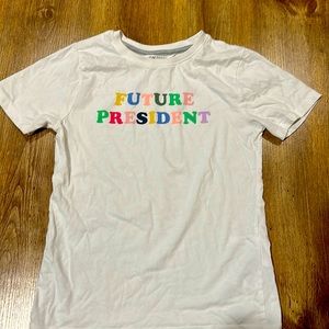 H&M girls white shirt